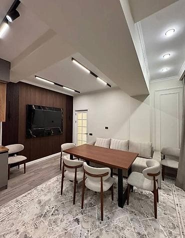 kant flat: 2 комнаты, 55 м², Элитка, 13 этаж, Дизайнерский ремонт — 2