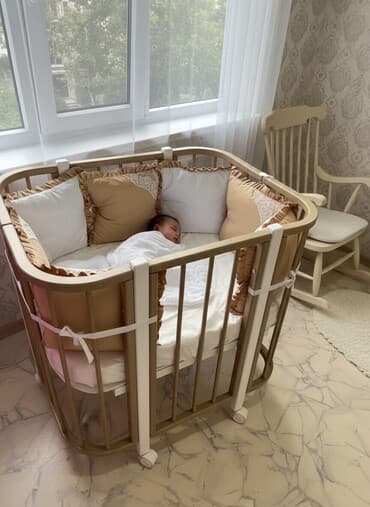 детские кровати 1 5 метра: Детская кровать трансформер, Новый, Кровать-домик, цвет - Бежевый — 1