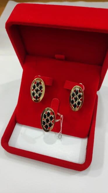 эксклюзивные свадебные пригласительные: Набор украшений, Проба 925, Женские, Новый — 2