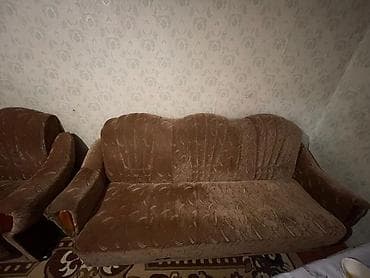 мягкий диван угловой: Комплект мягкой мебели, цвет - Коричневый — 2
