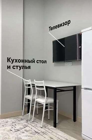 студия комната: Стильная двухуровневая студия в современном доме. в мкр Аламедин 1 — 5