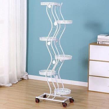 стеллаж над стиральной машиной: Этажерка для цветов, Новый, Железо, Самовывоз, Платная доставка — 6