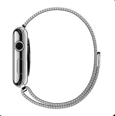 Детские смарт-часы: Продаю оригинальный ремешок для Apple Watch - Milanese loop Silver — 3