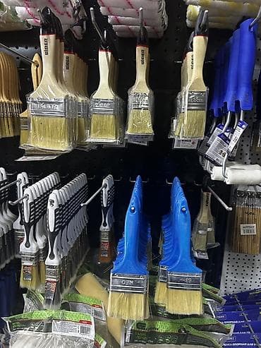 Кисти малярные плоские - Тип: плоские кисти для нанесения красок и