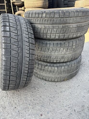 где можно купить шины в рассрочку: Шины 225 / 45 / R 17, Зима, Б/у, Комплект, Легковые, Япония, Bridgestone — 1
