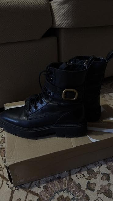 Аксессуарлар: Батинкелер, 38, Zara, Колдонулган, түсү - Кара — 2