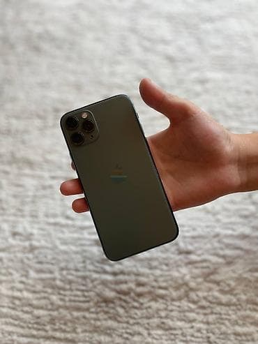 iphome 12: IPhone 11 Pro, Б/у, 256 ГБ, Matte Midnight Green, Защитное стекло, Чехол, Коробка, 71 % — 4
