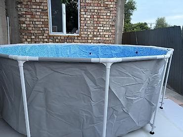Каркасный прямоугольный бассейн Intex - Серия: Rectangular Frame Pool — 1