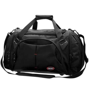 защита от дождя: Сумка универсальная дорожная/спортивная - Цвет: черный - Формат — 14