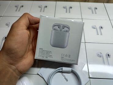 аирподс оригинал цена бишкек: Вкладыши, Apple, Новый, Беспроводные (Bluetooth), Классические — 5