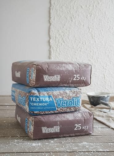 Штукатурка Verolit, Снежок