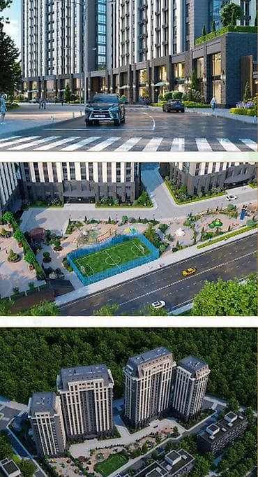 Батирлер: 3 бөлмө, 101 м², Түштүк Магистраль Элитка, 14 кабат, ПСО (өз алдынча бүтүрүү) — 2