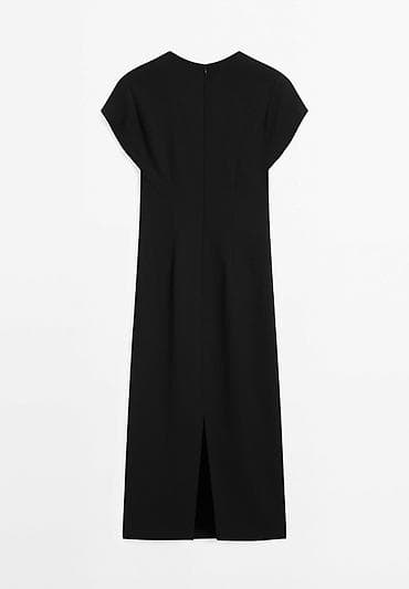 Повседневное платье, Длинная модель, Креп, Прямое, S — 4