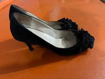 Прокат одежды: Босоножки, 39, Б/у, цвет - Черный, Самовывоз — 2