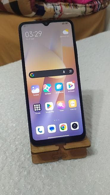 пл: Redmi, Redmi 12C, Б/у, 128 ГБ, цвет - Синий, 2 SIM — 1