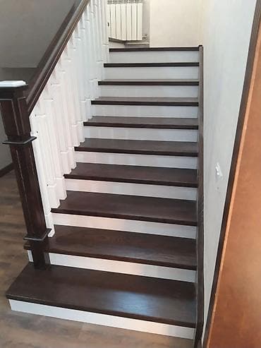 Оңдоп-түзөө жана курулуш: Темир тепкич Жеке менчик үй үчүн, Акысыз ченөө, Тепкичтин формасы: Көп марштуу — 8