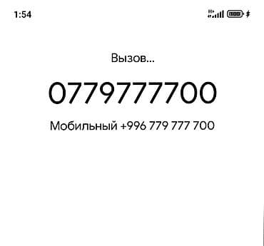 30081999 color: Красивый номер мобильного телефона: 0779 777 700 (формат: +996 779 777 — 1