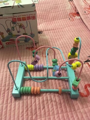 развивающие игрушки из дерева для детей: Срочно! Продаётся детская развивающая игрушка. Новая совсем не — 1