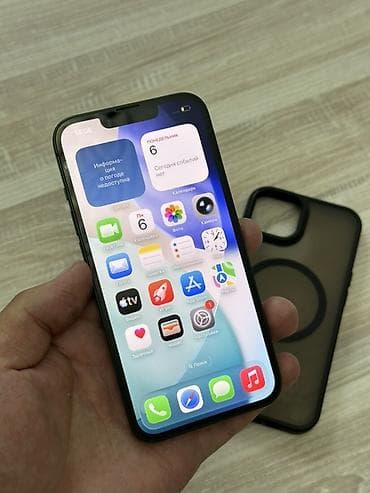 айфон чехлы: IPhone 13, Б/у, 128 ГБ, Зеленый, Чехол, 79 % — 6