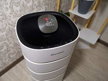 Воздухоочиститель Напольный, Более 50 м², Антибактериальный, Угольный, Фильтр предварительной очистки