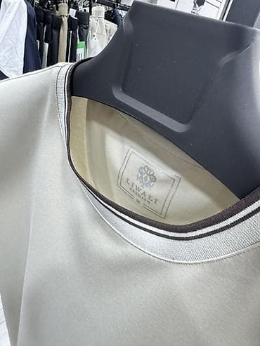 Футболки: Мужская футболка, S, XL, 2XL, Новый, цвет - Бежевый, Самовывоз — 2