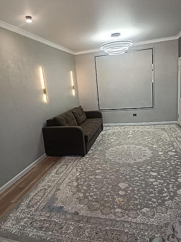 flat osh: 1 комната, 34 м², 12 мкр 106 серия, 9 этаж, Евроремонт — 3