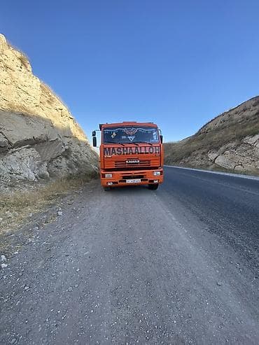 дизель пушка: Самосвал KAMAZ, оранжевый, 6x4 - Тип: самосвал для перевозки сыпучих — 3