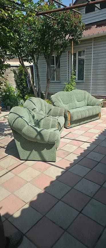 Эмерек гарнитурлары: Ашкана үчүн жумшак бурчек, Жаңы, түсү - Жашыл — 3