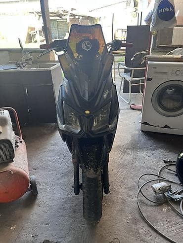 golf iv: Скутер DRT Racer, черный - Тип: бензиновый скутер/мопед - Двигатель — 1