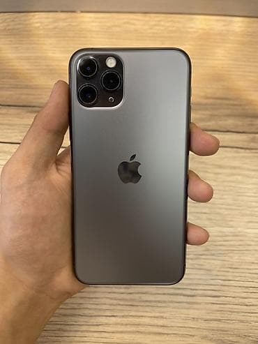 ıphone 11: IPhone 11 Pro, Б/у, 256 ГБ, Space Gray, Защитное стекло, Чехол, 80 % — 2