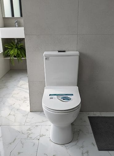 Унитаз Напольный, Материал: Фарфор