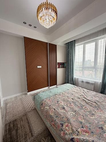 Квартиры: 2 комнаты, 69 м², Кок-Жар мкр Элитка, 4 этаж, Евроремонт — 10