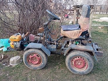 установка автаномки: Самодельный мини-трактор с прицепом Описание: - Компактный колёсный — 3