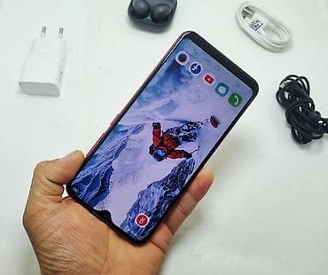 samsung a54: Vivo V17 Neo, Б/у, 128 ГБ, цвет - Красный, 1 SIM, 2 SIM, eSIM — 5