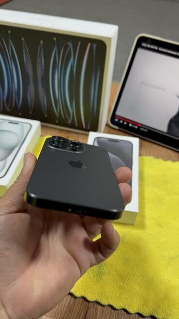 айфон 15 в бишкеке: IPhone 15 Pro, Колдонулган, 256 ГБ, Куту, 86 % — 4