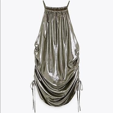 mango zara: Блузка, Вечерняя, Удлиненная модель — 1