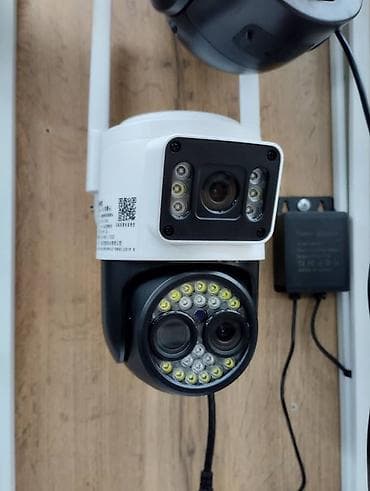 диски игры на плейстейшен 4: Уличная поворотная Wi‑Fi камера видеонаблюдения с прожекторами - Тип — 1