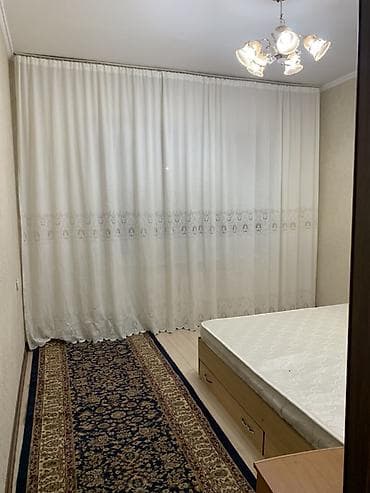 osh flat: 2 комнаты, Улан мкр Семейным, С мебелью полностью — 3