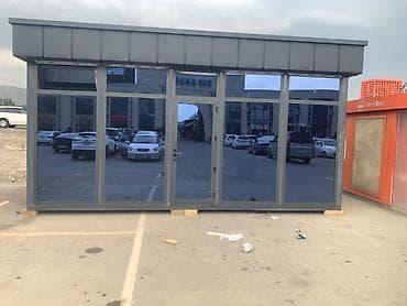 помещение для шаурмы: Модульный павильон/киоск из металлокаркаса с панорамным остеклением — 1