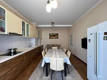 алиева: 3 бөлмө, 132 м², Элитка, 9 кабат, Евро оңдоо — 10