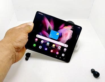 galaxy s20 5g: Samsung Galaxy Z Fold 3, Б/у, 512 ГБ, цвет - Черный, 1 SIM, 2 SIM — 1