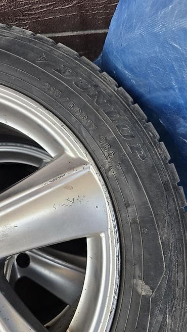 Колеса в сборе 215 / 60 / R 17, Зима, Б/у, Комплект, Легковые, Литые, отверстий - 5 — 4