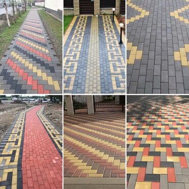 Брусчатка тротуарная плитка кирпич Прессованные брусчатки отличного