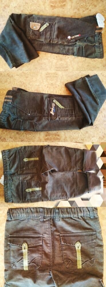 штаны с бабочкой: Жынсылар жана шымдар, түсү - Күрөң, Жаңы — 2