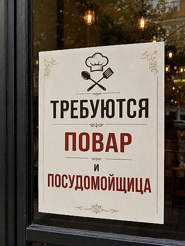 кулинария работа: Требуется Повар : Универсал, Национальная кухня, Менее года опыта — 1