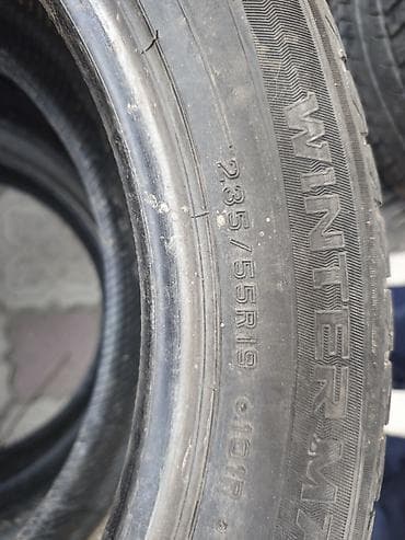 245 50 19: Шины 235 / 55 / R 19, Зима, Б/у, Комплект, Легковые, Япония, DUNLOP — 3