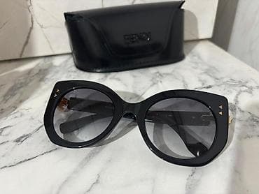 Аксессуары: Солнечные очки Fendi + фирменный футляр - Модель: женские/унисекс — 4