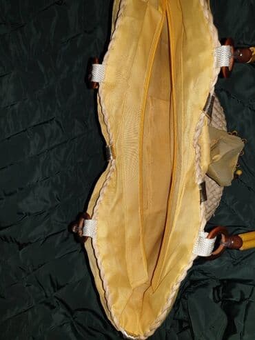 сумка ручной работы из натуральной кожи: Продаю новую летнюю пляжную сумку. Плётенка натуральная — 5