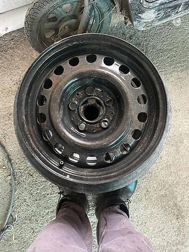 Железные Диски R 14 Mercedes-Benz, 1 шт, отверстий - 5, Б/у — 3