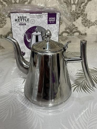 Чайники: Чайник KASHI KETTLE Xiong Qiang, 1.8 л - Материал: нержавеющая сталь — 2